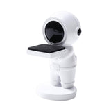 Maxbell Astronaut Watch Stand Figurine Small Statue for Necklaces Bracelets Showcase white