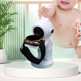 Maxbell Astronaut Watch Stand Figurine Small Statue for Necklaces Bracelets Showcase white