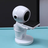 Maxbell Astronaut Watch Stand Figurine Small Statue for Necklaces Bracelets Showcase white