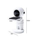 Maxbell Astronaut Watch Stand Figurine Small Statue for Necklaces Bracelets Showcase white