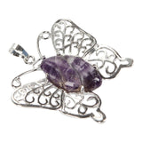 Maxbell Butterfly Charm Elegant DIY Making Supplies for Engagement Dating Daily Wear Purple