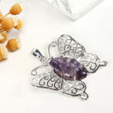 Maxbell Butterfly Charm Elegant DIY Making Supplies for Engagement Dating Daily Wear Purple