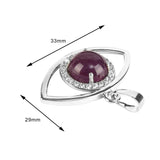 Maxbell Eye of Horus Pendant Jewelry Making Accessories Egyptian Protection Necklace Violet