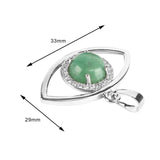 Maxbell Eye of Horus Pendant Jewelry Making Accessories Egyptian Protection Necklace Green