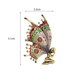 Maxbell Women Brooch Pin Decoration Birthday Gift Alloy Badge for Hats Jackets suits Argent