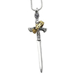 Maxbell Alloy Pendant with Chain Necklace for Men Antique for Christmas Jewelry Gift