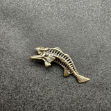 Maxbell Fish Bone Pendant Hollow Ornaments for Jewelry Beads Earrings Jewelry Making