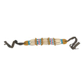 Maxbell Bohemian Necklace with Multi Colored Beads Tribal Style Wooden Beaded Choker B