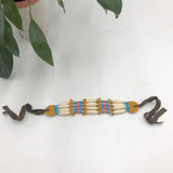 Maxbell Bohemian Necklace with Multi Colored Beads Tribal Style Wooden Beaded Choker B