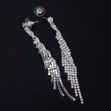 Maxbell Drop Earrings Jewelry Collection Chic Dangle Earrings for Engagement Wedding 9cmx1.2cm