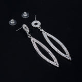 Maxbell Drop Earrings Jewelry Collection Chic Dangle Earrings for Engagement Wedding 8.6cmx1.55cm