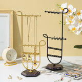 Maxbell Jewelry Stand Modern Jewelry Holder for Dangling Earrings Bracelet Necklaces Black