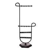 Maxbell Jewelry Stand Modern Jewelry Holder for Dangling Earrings Bracelet Necklaces Black