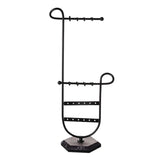 Maxbell Jewelry Stand Modern Jewelry Holder for Dangling Earrings Bracelet Necklaces Black