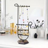 Maxbell Jewelry Stand Modern Jewelry Holder for Dangling Earrings Bracelet Necklaces Black