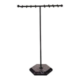 Maxbell Jewelry Organizer Stable Base Jewelry Display Stand for Rings Earrings Shows Black