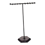 Maxbell Jewelry Organizer Stable Base Jewelry Display Stand for Rings Earrings Shows Black