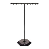 Maxbell Jewelry Organizer Stable Base Jewelry Display Stand for Rings Earrings Shows Black