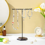 Maxbell Jewelry Organizer Stable Base Jewelry Display Stand for Rings Earrings Shows Black