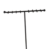 Maxbell Jewelry Organizer Stable Base Jewelry Display Stand for Rings Earrings Shows Black