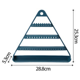 Maxbell Earring Holder Organizer Earring Display Rack for Watches Ear Studs Earrings Dark Blue