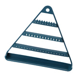 Maxbell Earring Holder Organizer Earring Display Rack for Watches Ear Studs Earrings Dark Blue