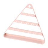 Maxbell Earring Holder Organizer Earring Display Rack for Watches Ear Studs Earrings Pink