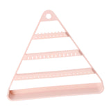 Maxbell Earring Holder Organizer Earring Display Rack for Watches Ear Studs Earrings Pink