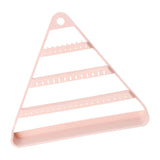 Maxbell Earring Holder Organizer Earring Display Rack for Watches Ear Studs Earrings Pink
