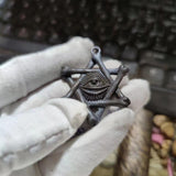 Maxbell Eye of God Pendant for Women Men Vintage Jewelry DIY Craft Making Miniatures