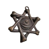 Maxbell Eye of God Pendant for Women Men Vintage Jewelry DIY Craft Making Miniatures