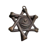 Maxbell Eye of God Pendant for Women Men Vintage Jewelry DIY Craft Making Miniatures