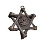 Maxbell Eye of God Pendant for Women Men Vintage Jewelry DIY Craft Making Miniatures