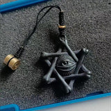 Maxbell Eye of God Pendant for Women Men Vintage Jewelry DIY Craft Making Miniatures
