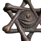 Maxbell Eye of God Pendant for Women Men Vintage Jewelry DIY Craft Making Miniatures