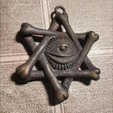 Maxbell Eye of God Pendant for Women Men Vintage Jewelry DIY Craft Making Miniatures