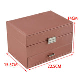 Maxbell Multi Layer Jewelry Box Portable Jewelry Storage Case for Women Girls Travel