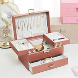 Maxbell Multi Layer Jewelry Box Portable Jewelry Storage Case for Women Girls Travel