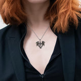Maxbell Luminous Necklace Punk Glowing Novelty Jewellery for Party Halloween Cosplay