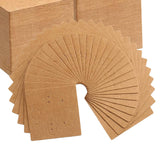 Maxbell 300x Kraft Paper Earring Display Cards for Boutique Display Store Trade Show