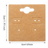 Maxbell 300x Kraft Paper Earring Display Cards for Boutique Display Store Trade Show