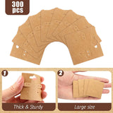 Maxbell 300x Kraft Paper Earring Display Cards for Boutique Display Store Trade Show