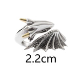 Maxbell Open Finger Ring Adjustable Retro Flying Dragon Ring for Prom Daily Wear Men