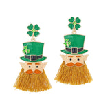 Maxbell ST Patrick Earrings Creative Women Dangle Earrings for Club Party Daily Wear