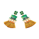 Maxbell ST Patrick Earrings Creative Women Dangle Earrings for Club Party Daily Wear