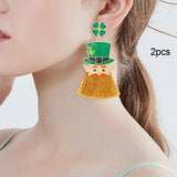 Maxbell ST Patrick Earrings Creative Women Dangle Earrings for Club Party Daily Wear