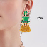 Maxbell ST Patrick Earrings Creative Women Dangle Earrings for Club Party Daily Wear