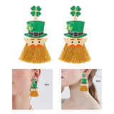 Maxbell ST Patrick Earrings Creative Women Dangle Earrings for Club Party Daily Wear