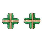 Maxbell 2x ST. Patrick's Day Earrings Gift Irish Jewelry for Festival Birthday Party Green