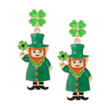 Maxbell 2x ST. Patrick's Day Earrings Charms Jewelry for Daily Wear Holiday Carnival